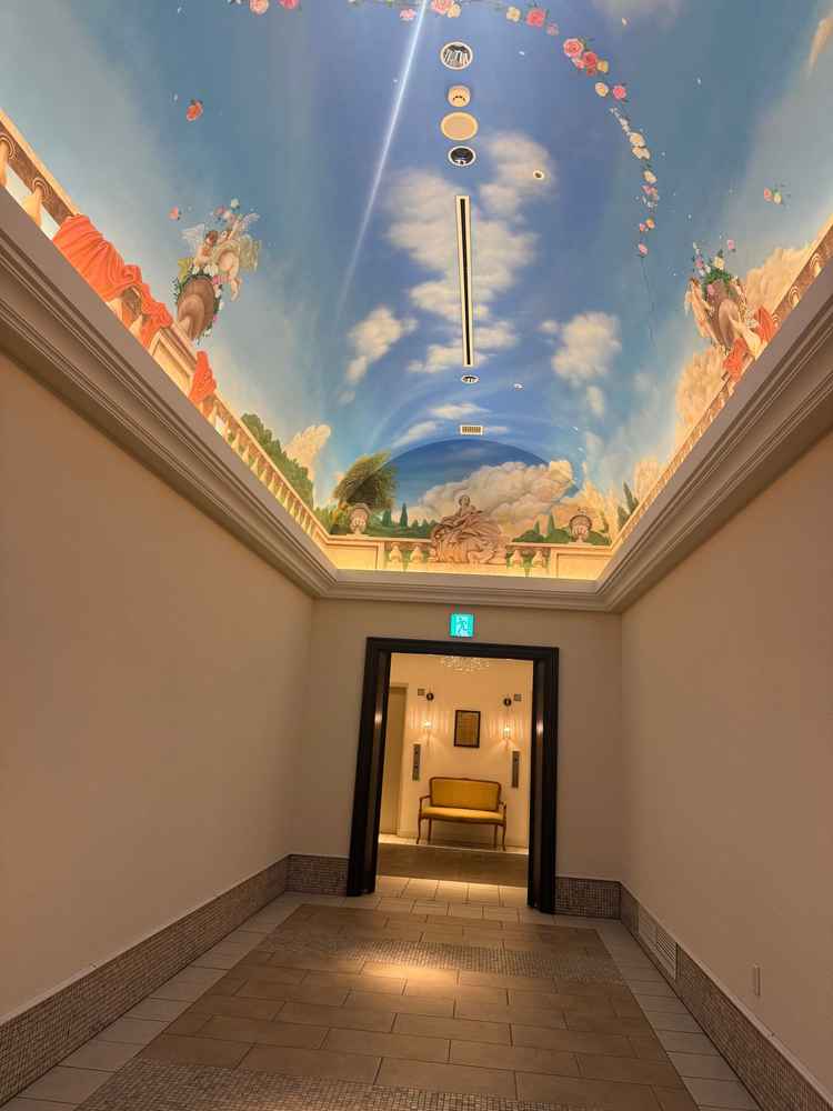 チャペルに入る前の空間