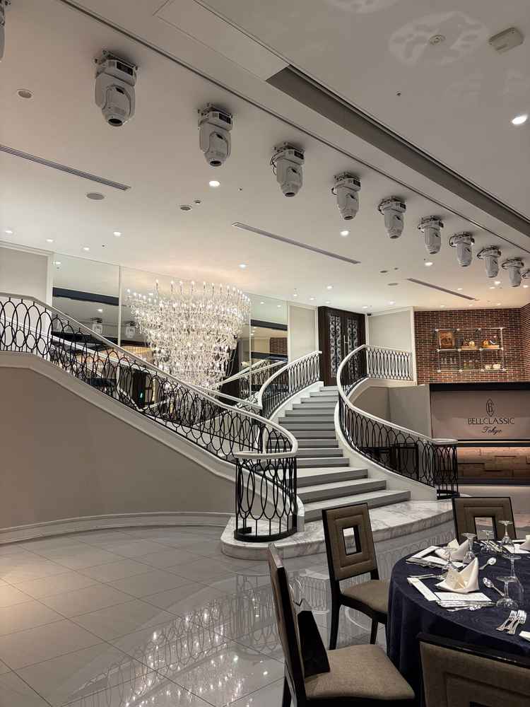 披露宴会場の階段です。