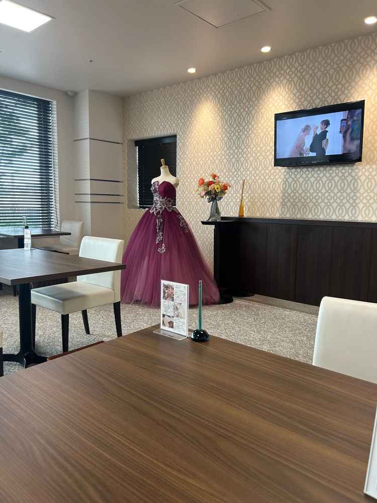 ブライダル打ち合わせルームです。プランナーさんとの初対面の場所でした。