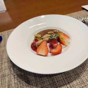 デザート試食です。コーヒー風味のティラミスで食べやすかったです。