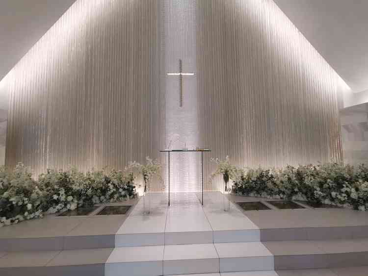 チャペルが白基調でよかった