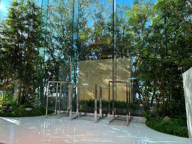 挙式の会場です。光の差し込み具合も良かったです。