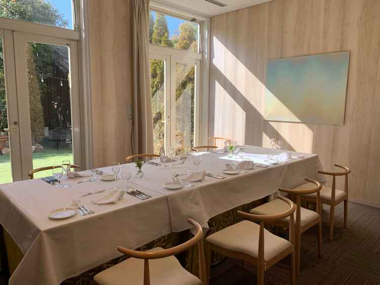 レストランウェディング会場の様子。