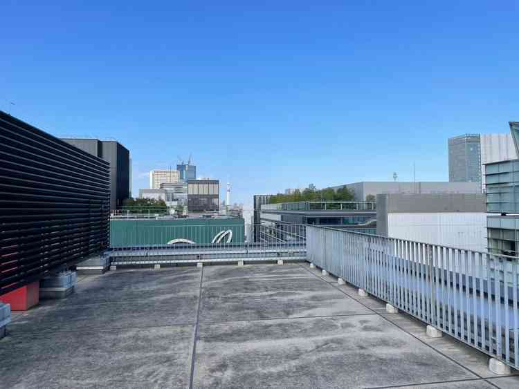 マグナス東京建物の最上階（新郎新婦のみ利用可能な場所）