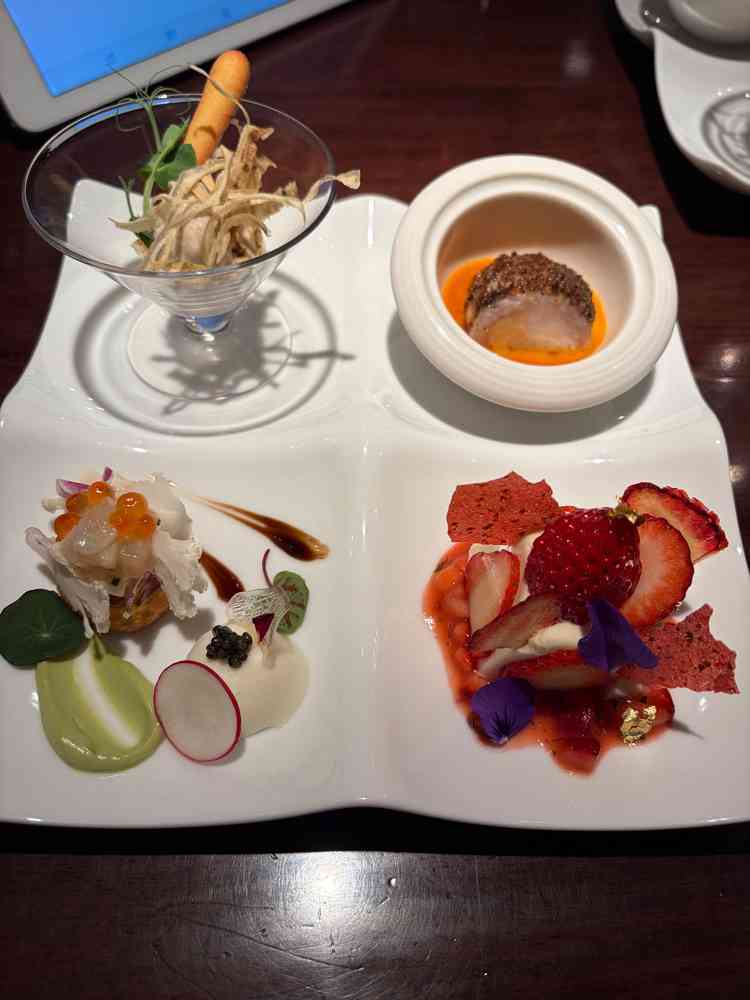 ワンプレートで様々な試食が出来、見た目も可愛く味もとっても美味しかったです