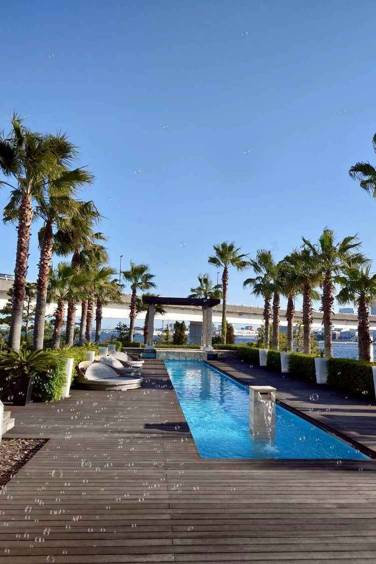 披露宴会場から外を見た景色。会場は撮影不可でした。