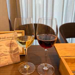 ワインの試飲もさせてもらえた。料理との相性も合っていて良かった。