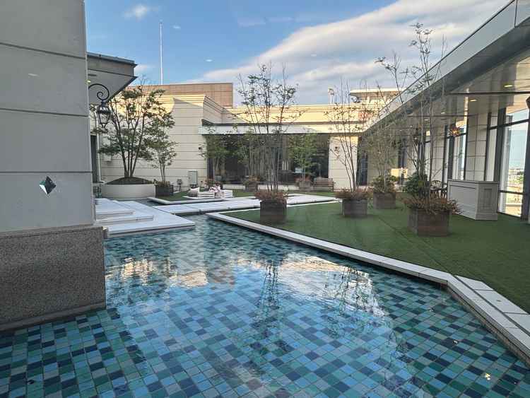 披露宴会場外(屋上会場)