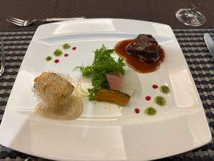 ワンプレートで出てきたお肉とお魚料理も美味しかったです。