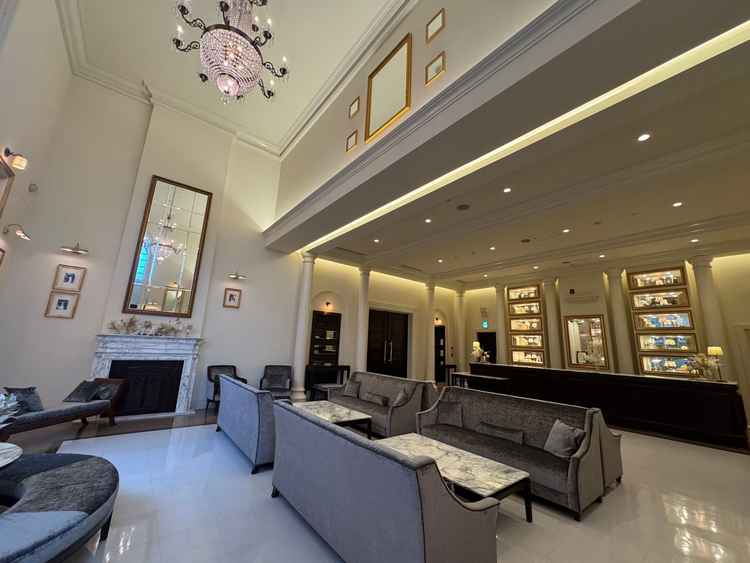 ホワイトハウスの控え室です