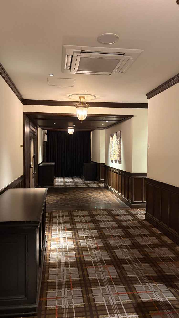 披露宴会場前の様子