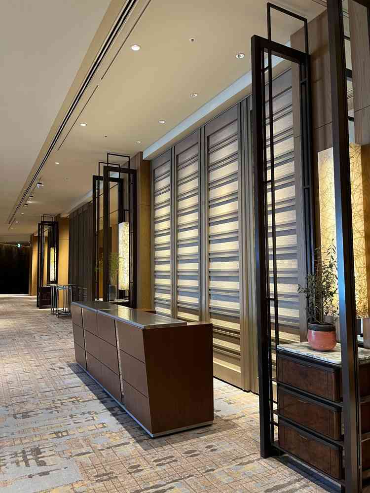 披露宴会場の受付