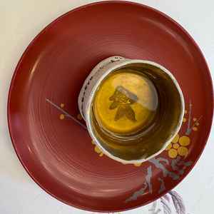 試食会で飲んだ出汁。この出汁をベースに料理を調理しているそう。濃厚で落ち着く味。