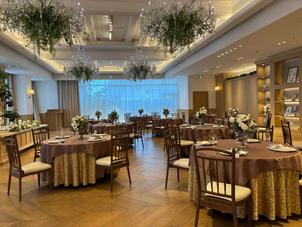 11月にリニューアル予定の披露宴会場。ロビーとも行き来可能で欧米スタイルの結婚式を行うことが可能。