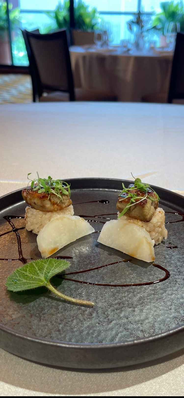 試食でいただいたフォアグラです。