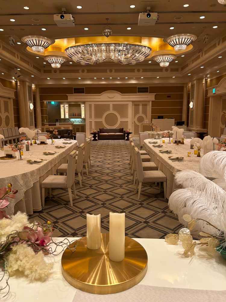 1個目に見学した披露宴会場