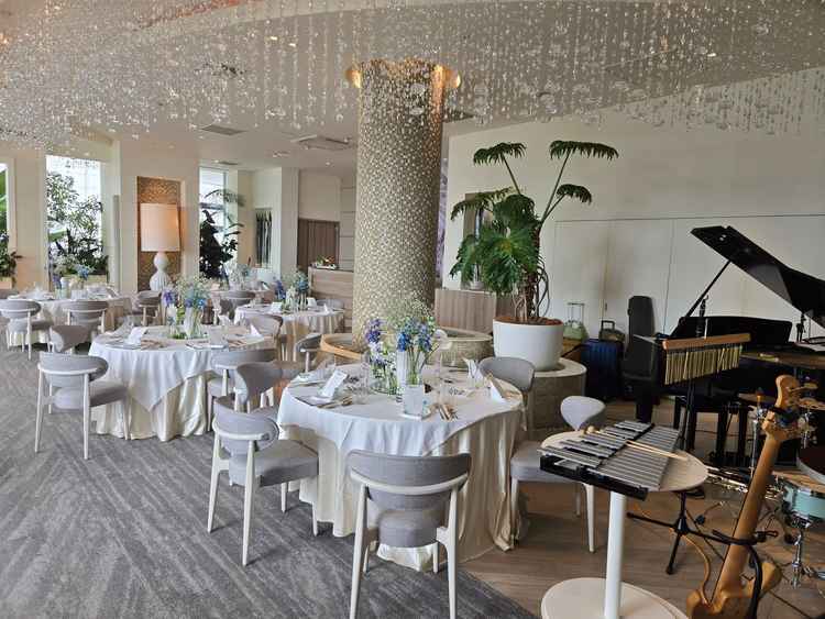 披露宴会場の雰囲気