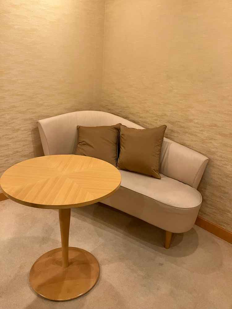 花嫁挙式前待機室