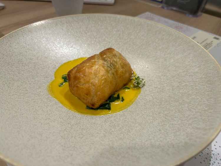 メイン料理(魚)の試食