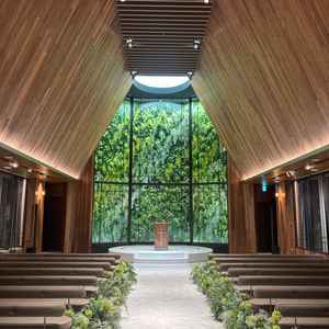 写真映えする結婚式場でした。