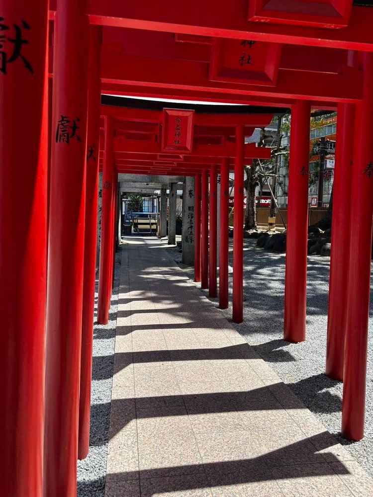 警固神社です。この辺りで写真撮影をすることがよくあるとお話を聞きました。イメージがわきやすかった。