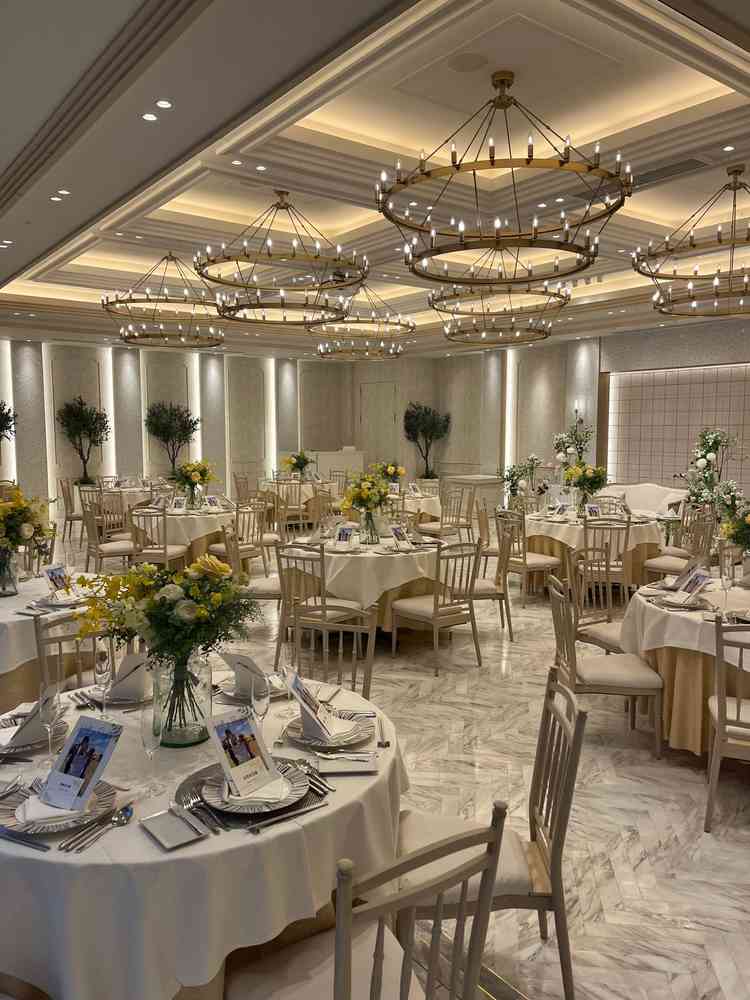 披露宴会場です。