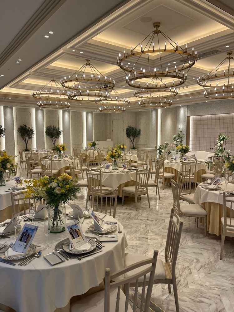 披露宴会場です。