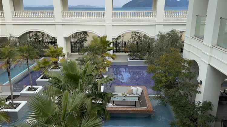 2回から見える景色が、非現実的。