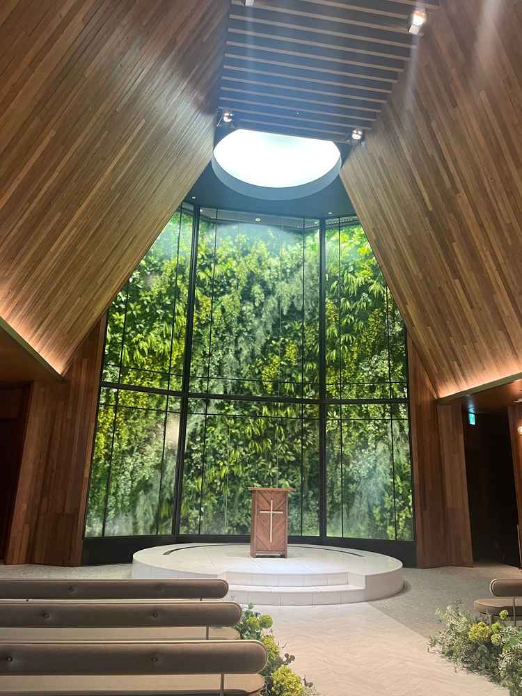 チャペル（ゲスト席から）