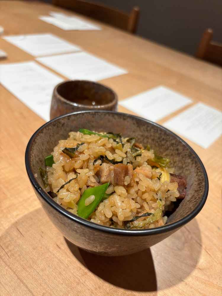 試食の釜飯