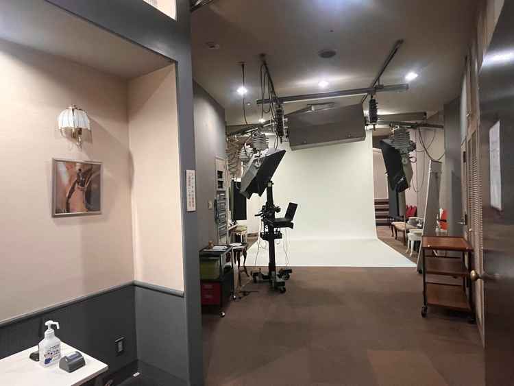 都ホテル時代からある写真館の内部