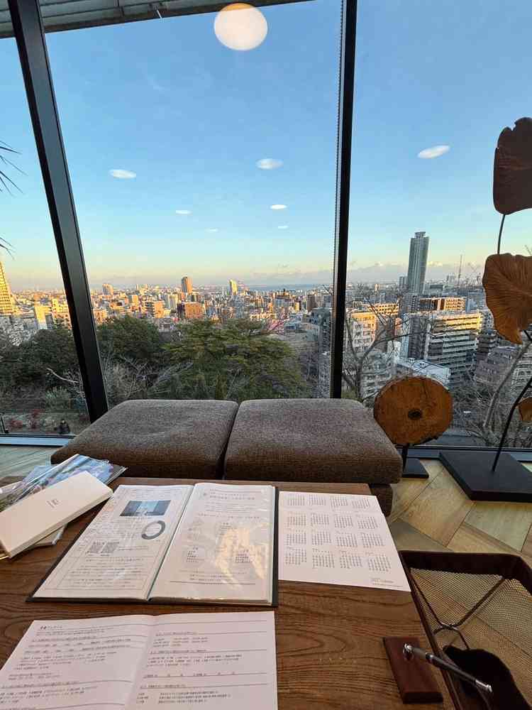 高台にありました。ブライダルサロンでの写真です。