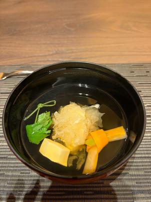 試食でいただいた前菜は、お出汁の旨味がしっかりと感じられ、とてもおいしかったです。