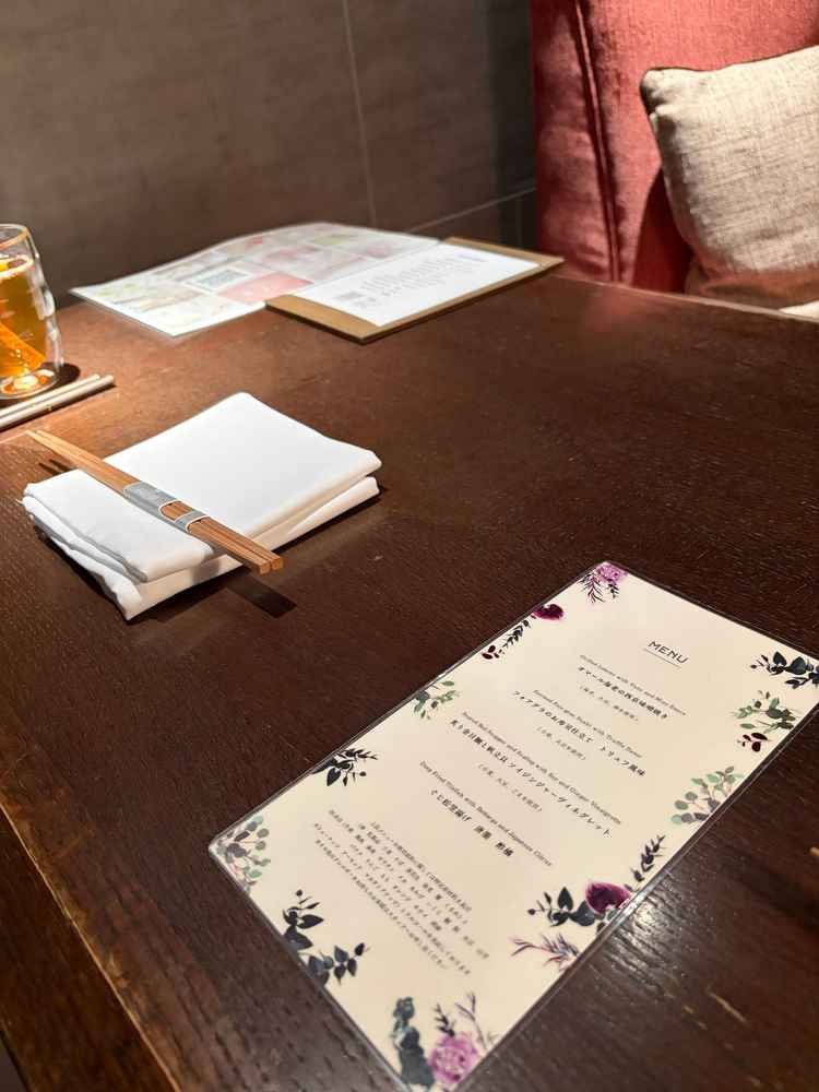 試食会を行うにあたり、メニュー表がありわかりやすかった