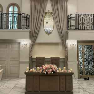 披露宴会場。階段もついている