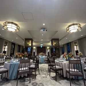 披露宴会場の雰囲気がとても好みだった。