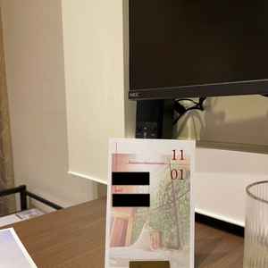 新郎新婦の名前が入ったウェルカムカードでお出迎え。プランナーさんが親身に相談に乗ってくださいました。