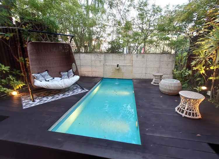 ちょっとしたプールがあり、フォトスポットになるなと感じた。