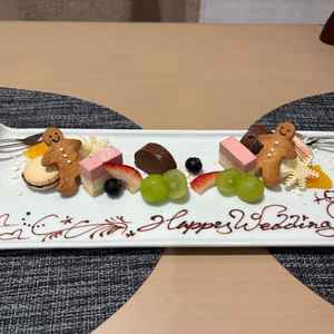 試食のデザート