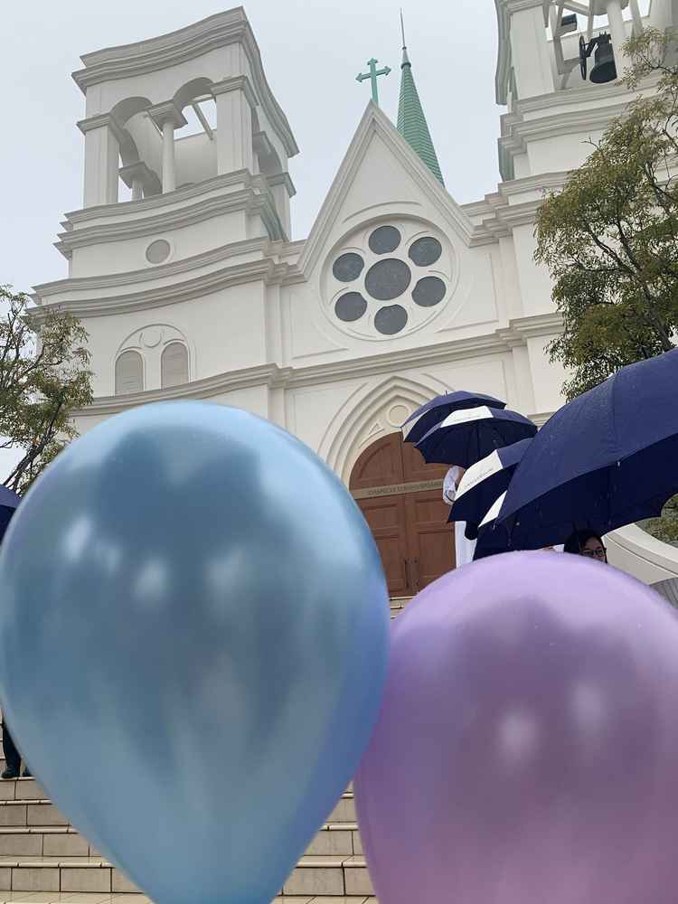 バルーンリリース体験をした。