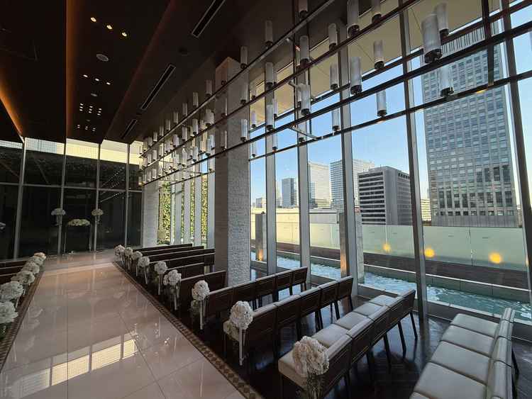 開放感があるチャペル