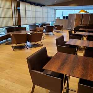 ゲストの待ち合い室です。おしゃれで良い雰囲気です。