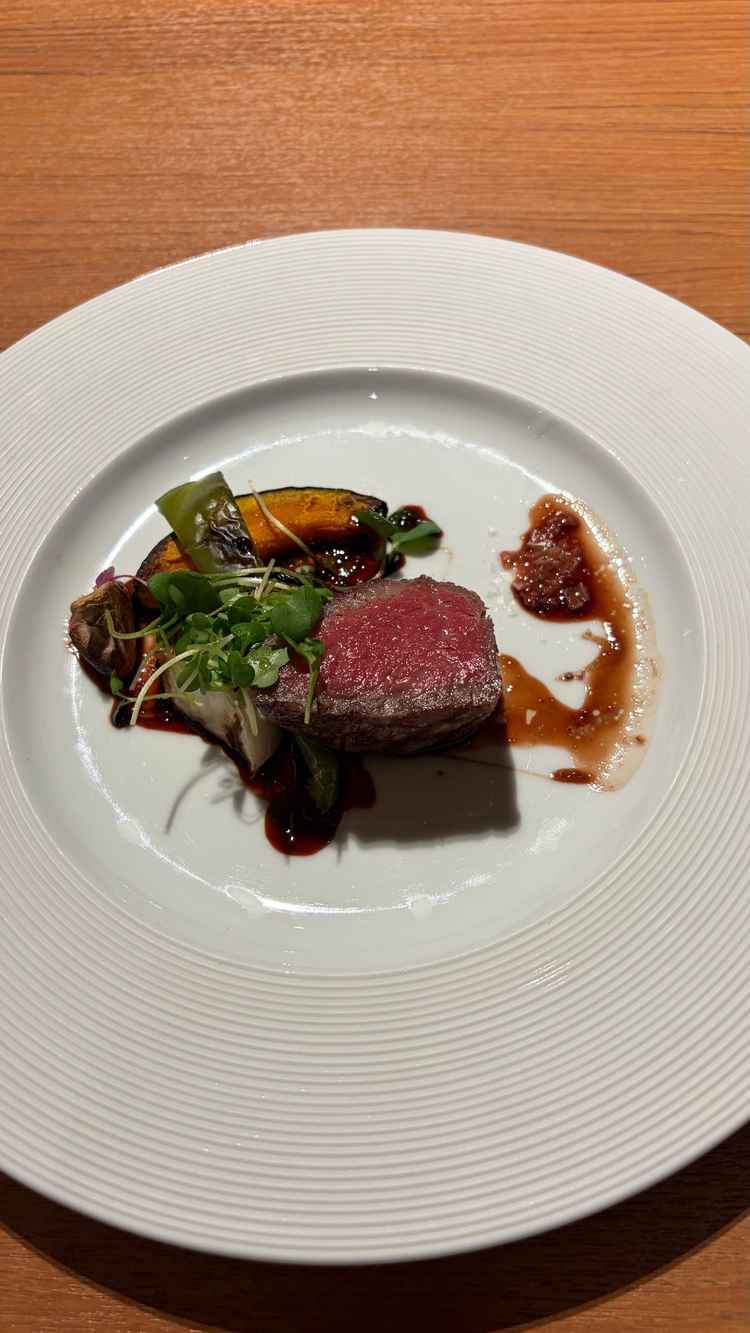 試食のお肉。とても柔らかかった。