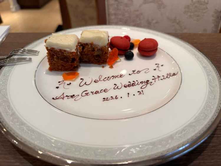 成約時のプレート美味しかったです