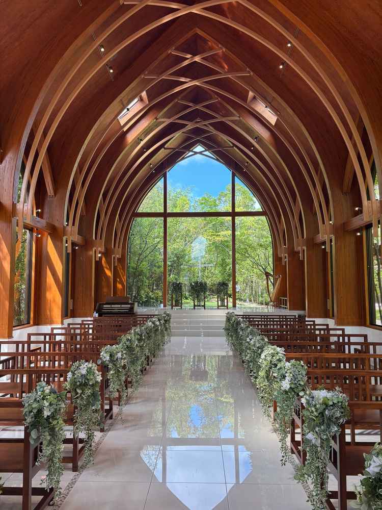 チャペル①ララシャンスといえばのチャペル、素敵でした