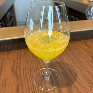 きんかんジントニック。アルコールとノンアルコール両方試飲させていただきました。