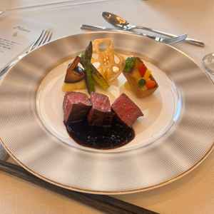 試食の牛フィレ肉