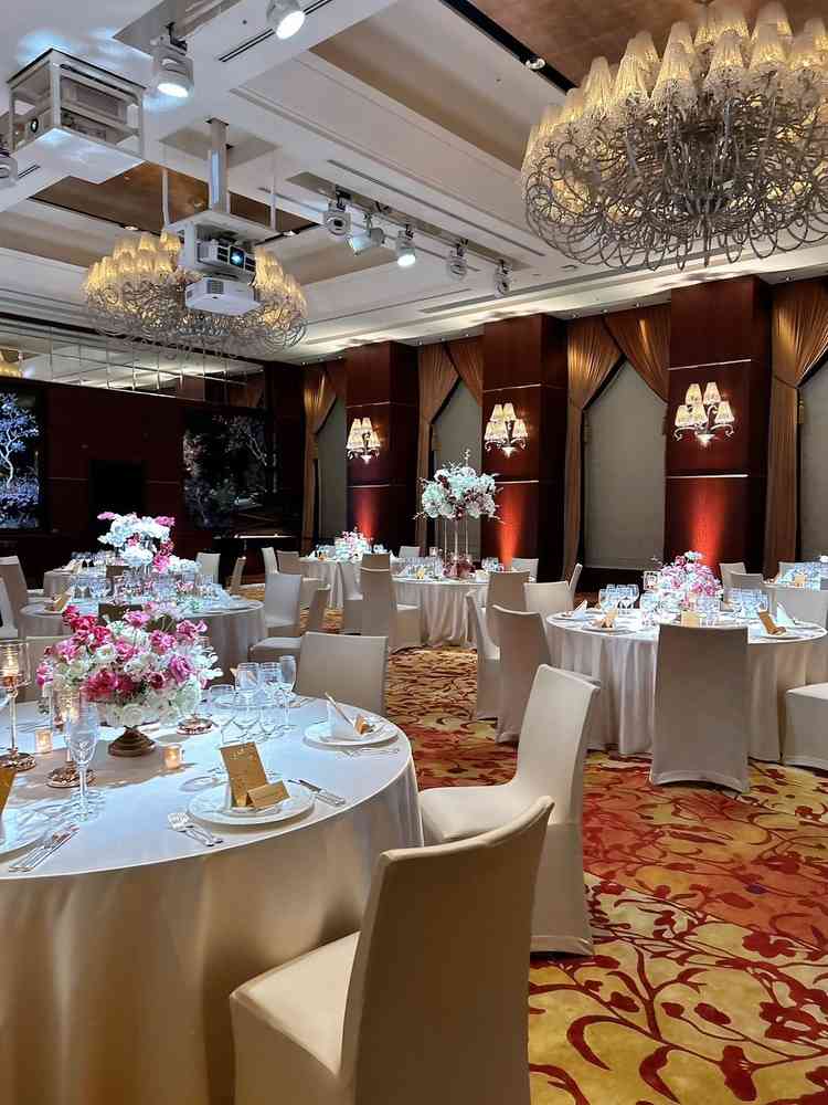 披露宴会場全体の雰囲気