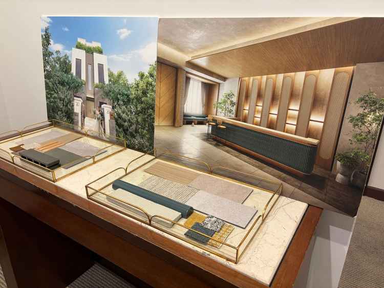 式場エントランスと受付（リニューアル工事完了後イメージ）