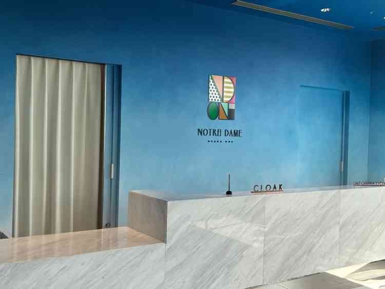 クロークが綺麗で安心しました。